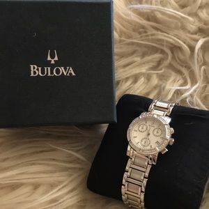 Bulova diamond and chronograph women’s watch